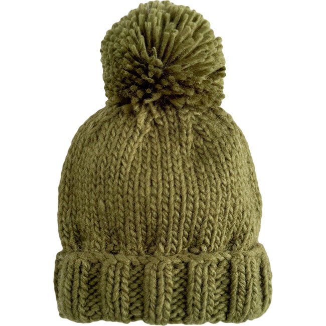 Classic Pom Hat, Moss - Hats - 1