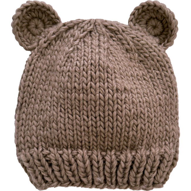 Bear Hat, Tan - Hats - 1