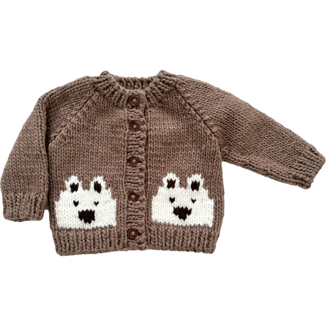 Bear Cardigan, Tan