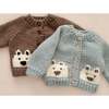 Bear Cardigan, Tan - Cardigans - 3