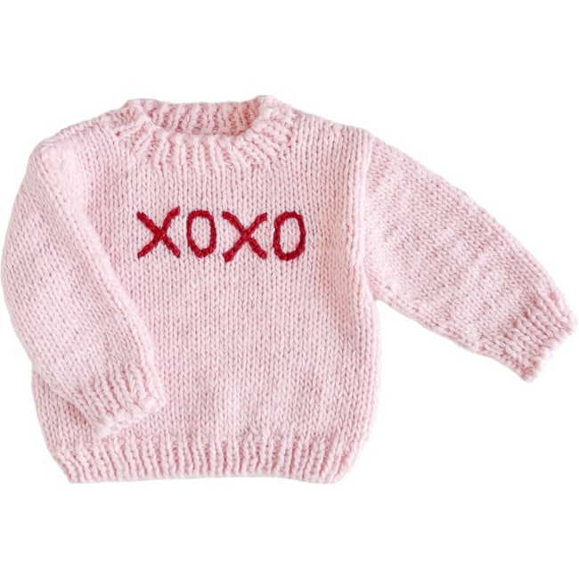 XOXO Sweater, Baby Pink