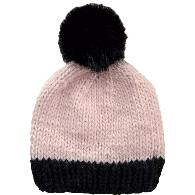 Coco Hat, Baby Pink/Black