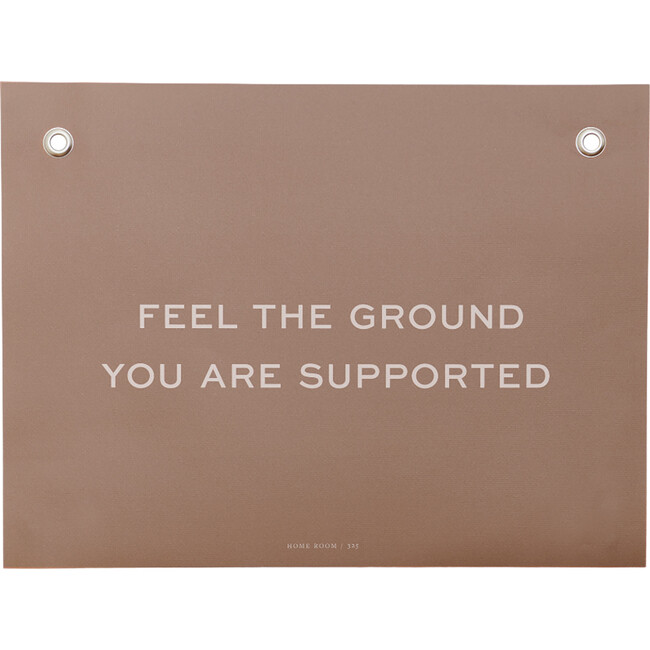 Life Lesson: You Are Supported Affirmation Print, Orange