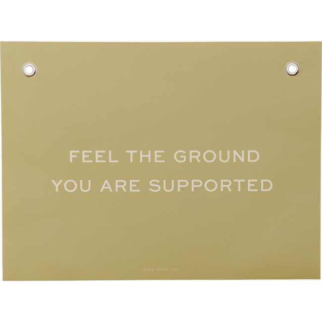 Life Lesson: You Are Supported Affirmation Print, Yellow