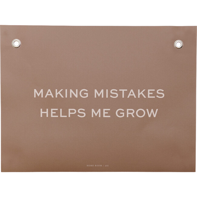 Life Lesson: Mistakes Help Me Grow Affirmation Print, Orange