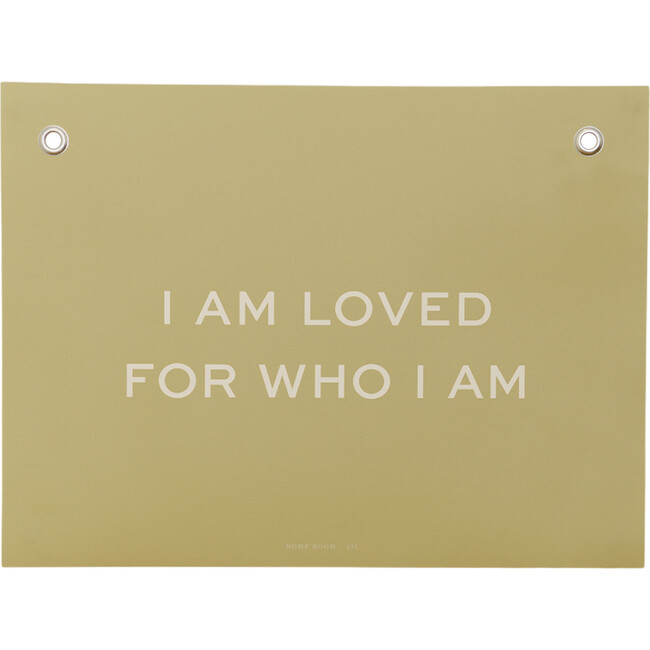 Life Lesson: I Am Loved Affirmation Print, Yellow