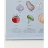 Artwork Vegetables Wall Hanging Poster, Blue - Wall Décor - 4