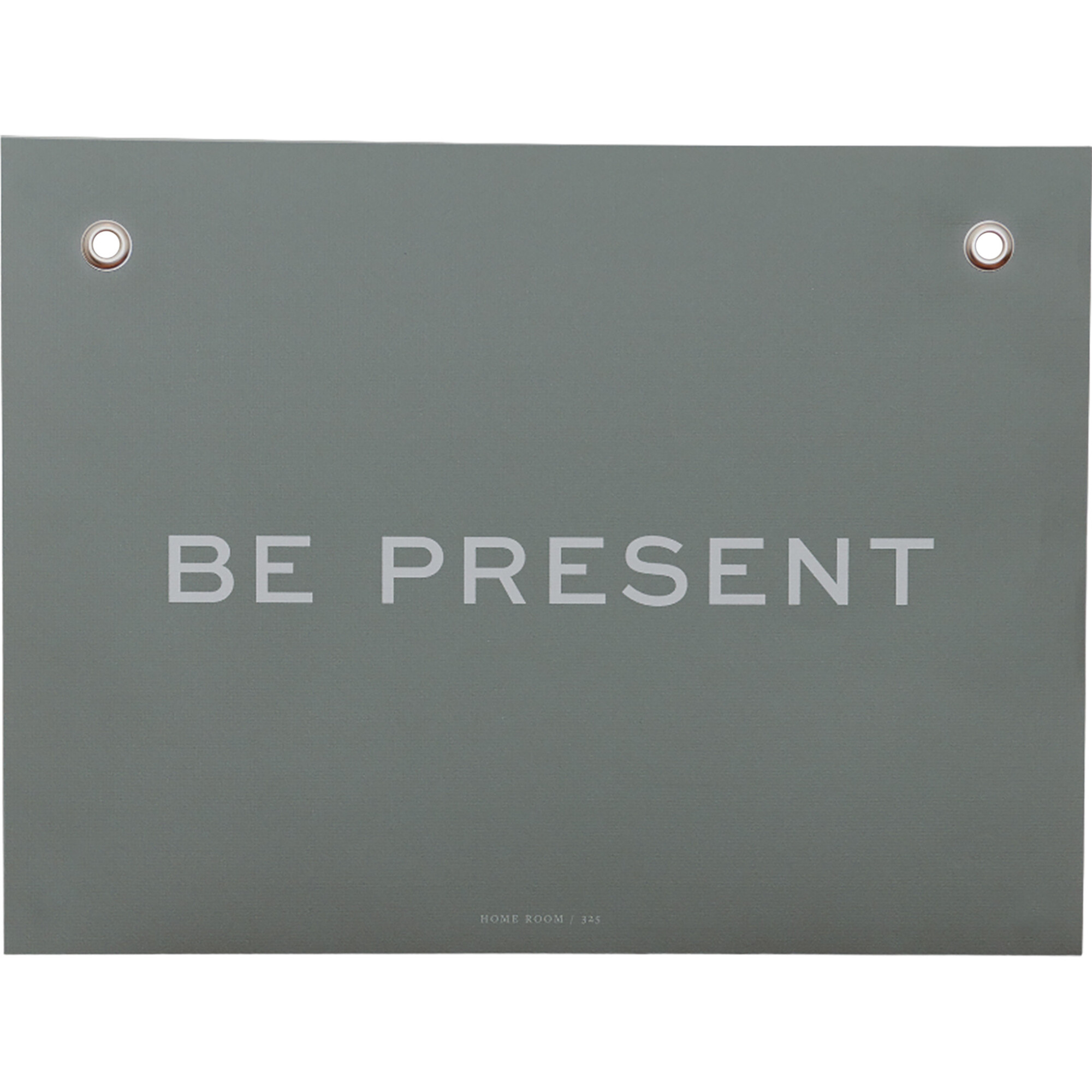 Life Lesson: Be Present Affirmation Print, Green - Wall Décor - 1