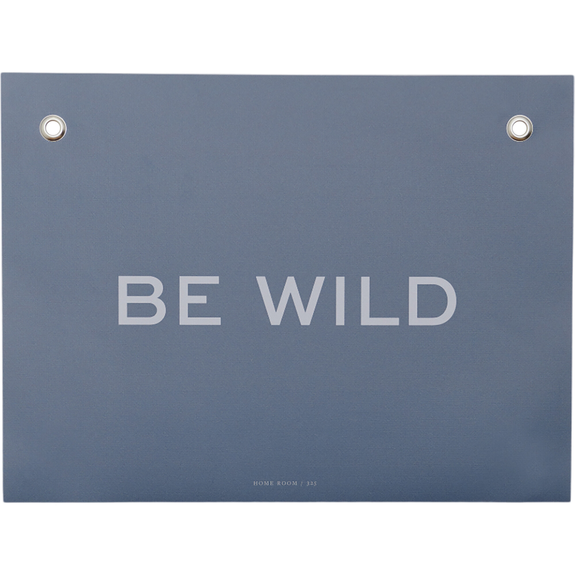 Life Lesson: Be Wild Affirmation Print, Blue - Wall Décor - 1