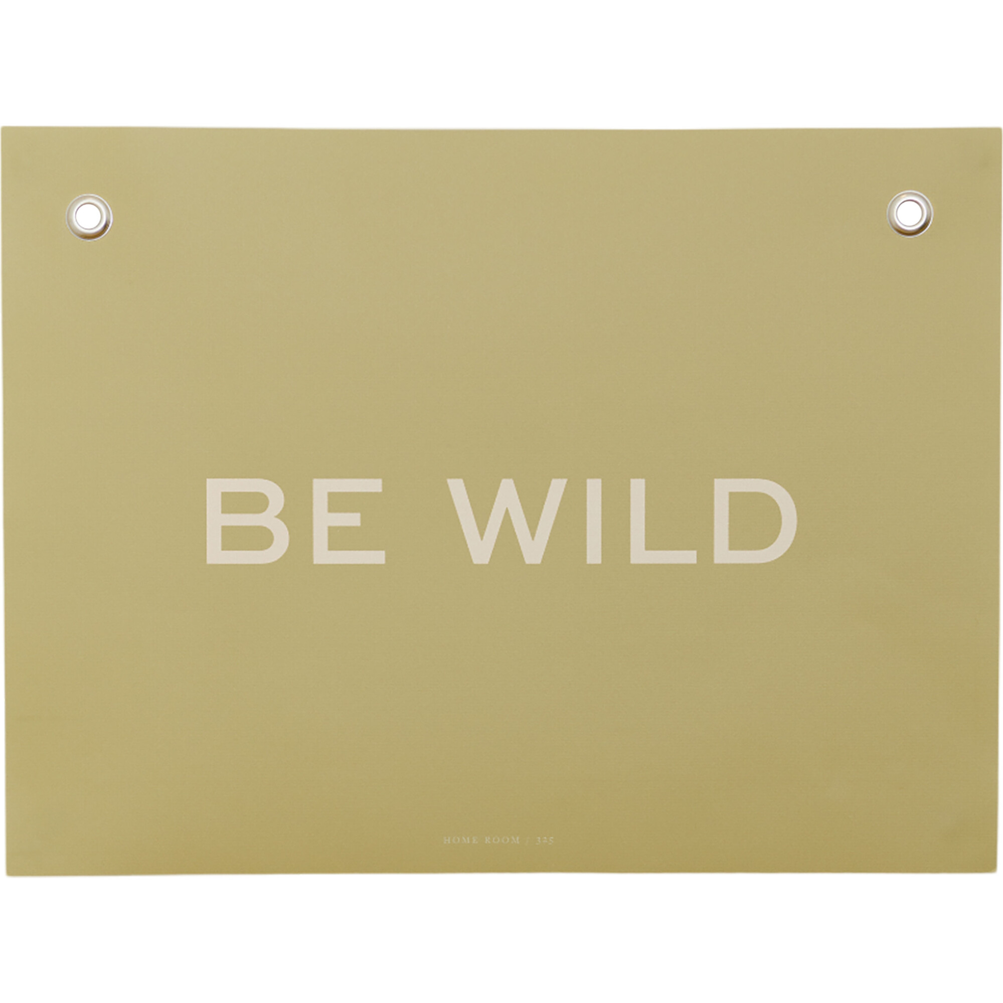 Life Lesson: Be Wild Affirmation Print, Yellow - Wall Décor - 1