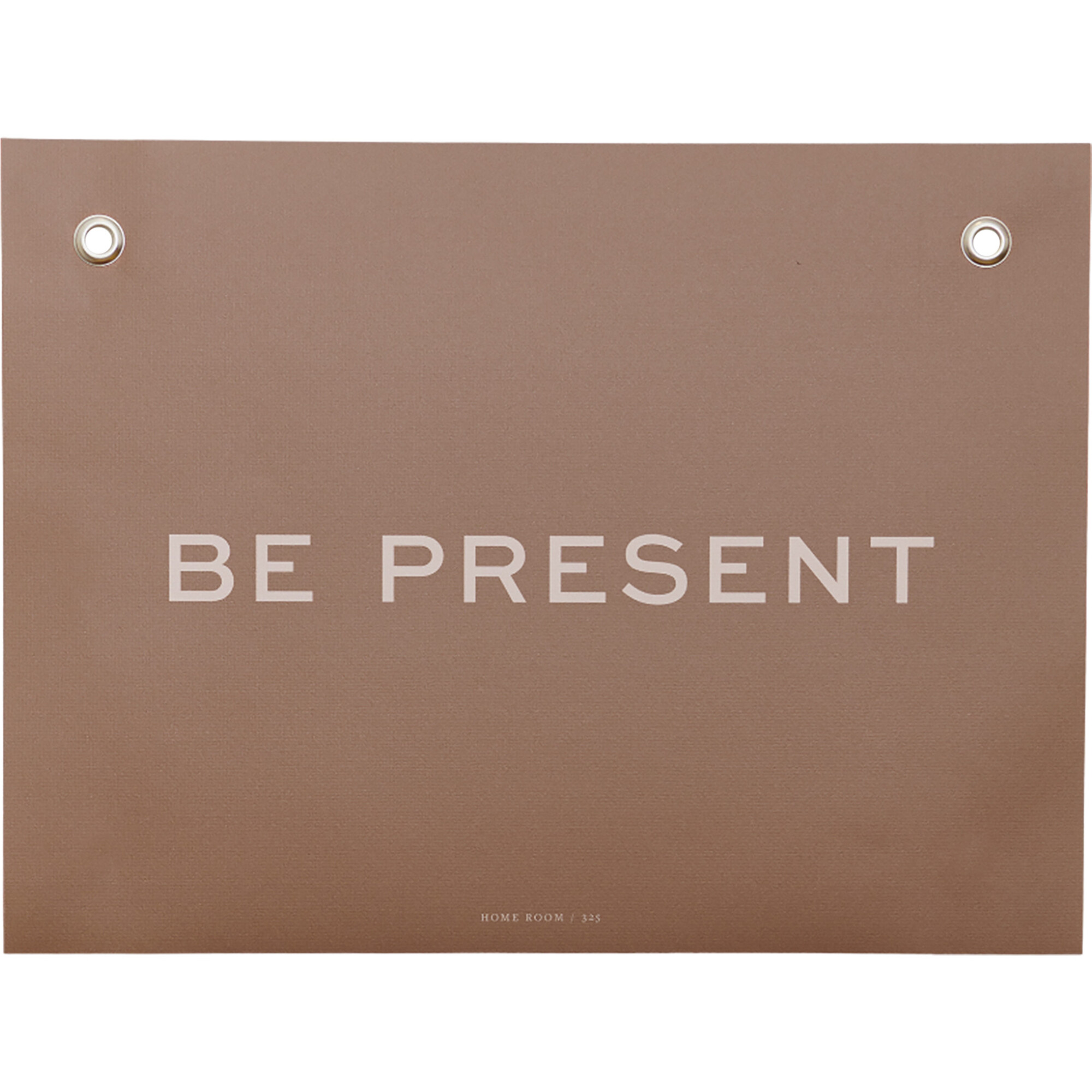 Life Lesson: Be Present Affirmation Print, Orange - Wall Décor - 1