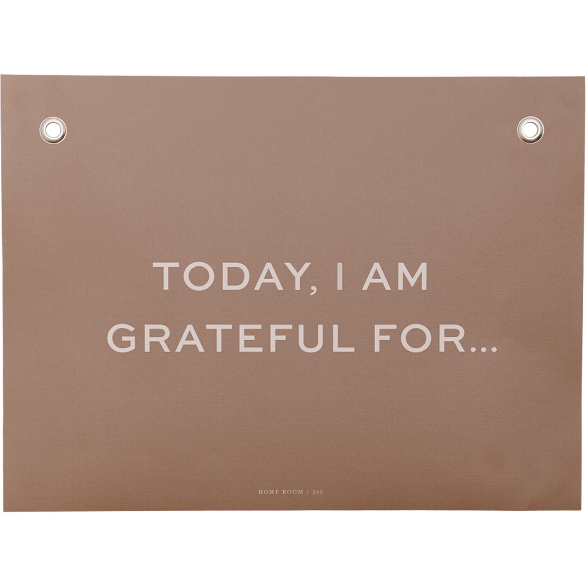 Life Lesson: Attitude of Gratitude Affirmation Print, Orange - Wall Décor - 1