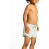 Boys Sea Marsh Floral Boardie - Swim Trunks - 6