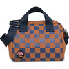 Isothermal Lunch Box Bag, Ocre & Navy - Lunchbags - 1 - thumbnail