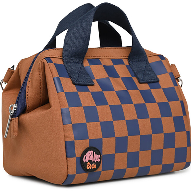 Isothermal Lunch Box Bag, Ocre & Navy - Lunchbags - 2