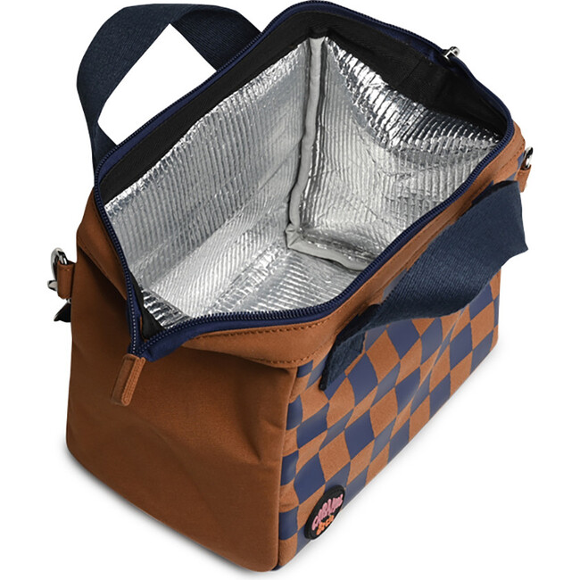 Isothermal Lunch Box Bag, Ocre & Navy - Lunchbags - 3