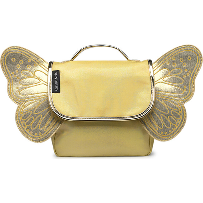 Butterfly Magnetic Clasp Backpack 3.8L, Iridescent Yellow