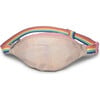 Banana Zipper Fanny Pack, Iridescent Pink - Bags - 1 - thumbnail