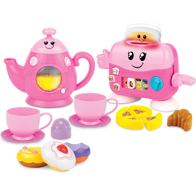 Winfun: Mycook Master - Toast 'N Fun Tea Set - Pink - Lights & Sounds