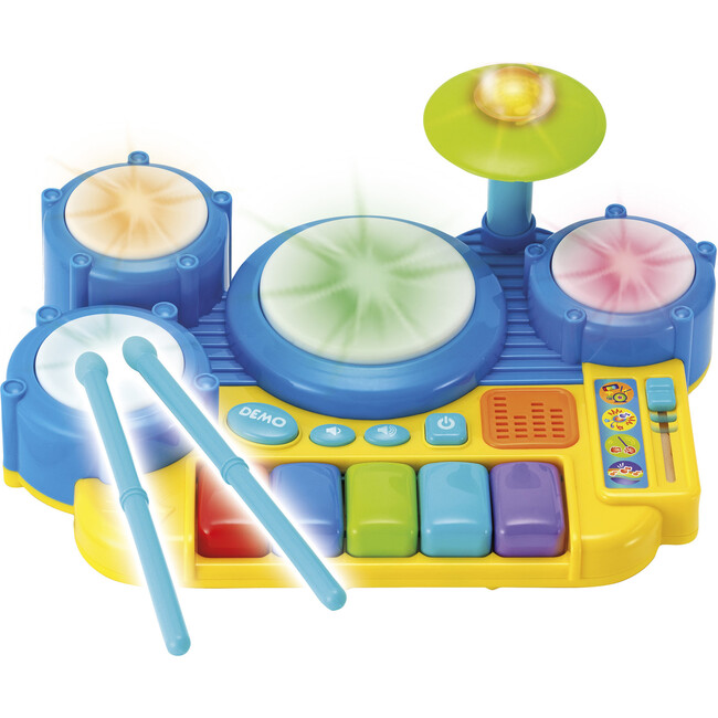 Winfun: Boppin' Beats Drum Set Keyboard - Lights & Sounds Toy