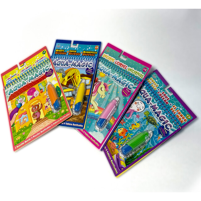 Three Little Twigs: Aqua Magic Bundle - 4pk Assorted Reusable Books