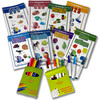 Three Little Twigs: Write & Wipe - 8pk Assorted Reusable Books - Coloring - 1 - thumbnail