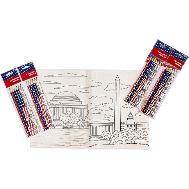 Three Little Twigs: Patriotic Coloring Books 8pc Bundle - Coloring - 2