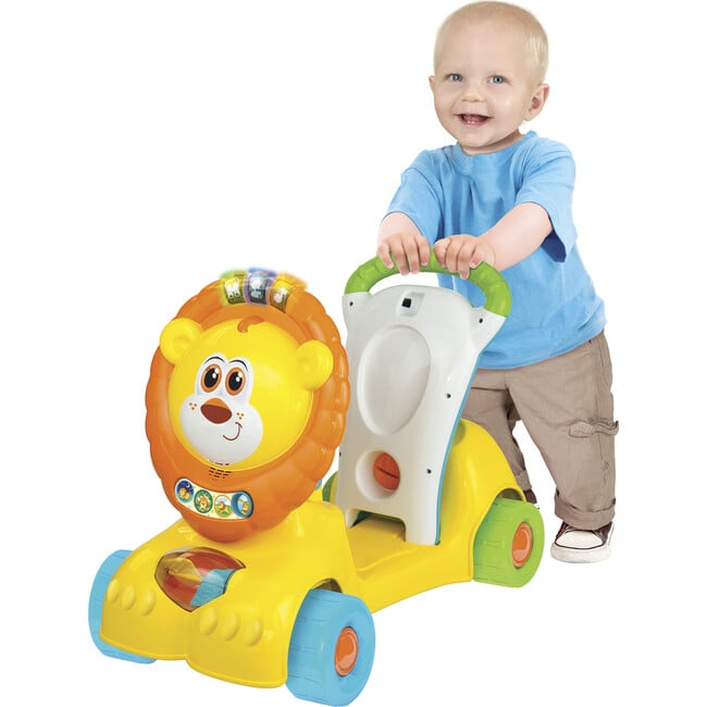 Winfun: 3-In-1 Grow-With-Me Lion Scooter - Lights & Sounds - Balance Bikes - 3