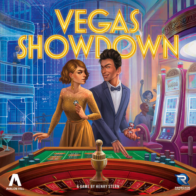 Renegade Game Studios: Vegas Showdown - Bidding & Strategy Board Game