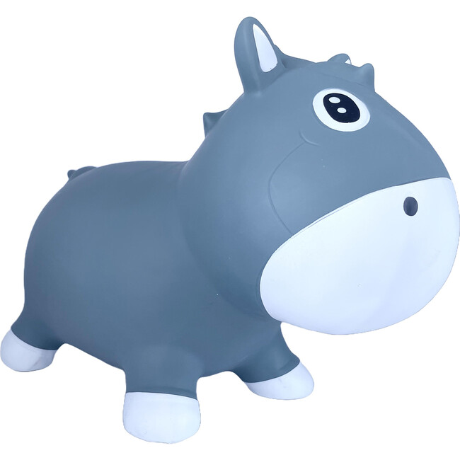 Pop It Up: Kidzzfarm Bouncing Horse: Junior - Blue - Inflatable Animal Hopper