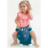 Pop It Up: Kidzzfarm Bouncing Cow: Junior - Blue - Inflatable Animal Hopper - Ride-Ons - 2