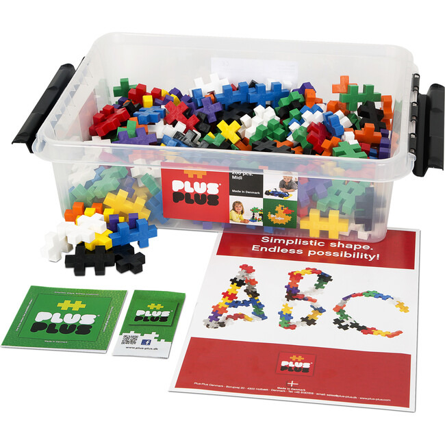 Plus-Plus: BIG Tub - Basic Color Mix - 200 Pieces