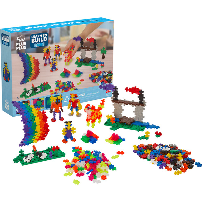 Plus-Plus: Learn to Build - Basic Color Mix - 400 Piece Set