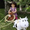 Pop It Up: Kidzzfarm Bouncing Cow: Junior - White - Inflatable Animal Hopper - Ride-Ons - 3