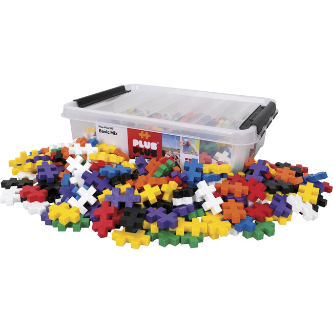 Plus-Plus: BIG Tub - Basic Color Mix - 200 Pieces - Building Sets - 2