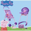 Peppa Pig: Stroll N' Feed 8pc Set - Purple, Pink, Flowers - Doll Accessories - 2