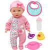 Little Darlings: 12" Talking Playtime Doll - Pink, Strawberry, Kitty - Doll Accessories - 1 - thumbnail