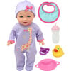 Little Darlings: 12" Talking Playtime Doll - Purple, Pink, Giraffe - Doll Accessories - 1 - thumbnail