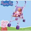 Peppa Pig: Doll Umbrella Stroller - Purple, Pink, Flowers - Doll Accessories - 2