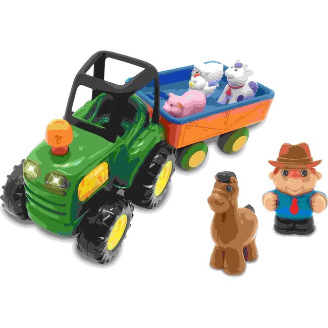 Light N' Sound: Farm Tractor - Vehicle & Animal Toy Playset