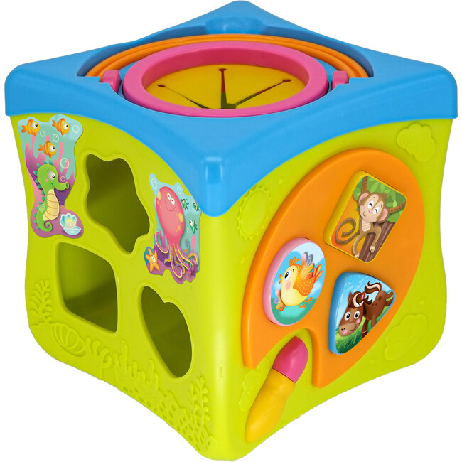 Light & Sound: Activity Cube - Music & Animal Themed Interactive Toy