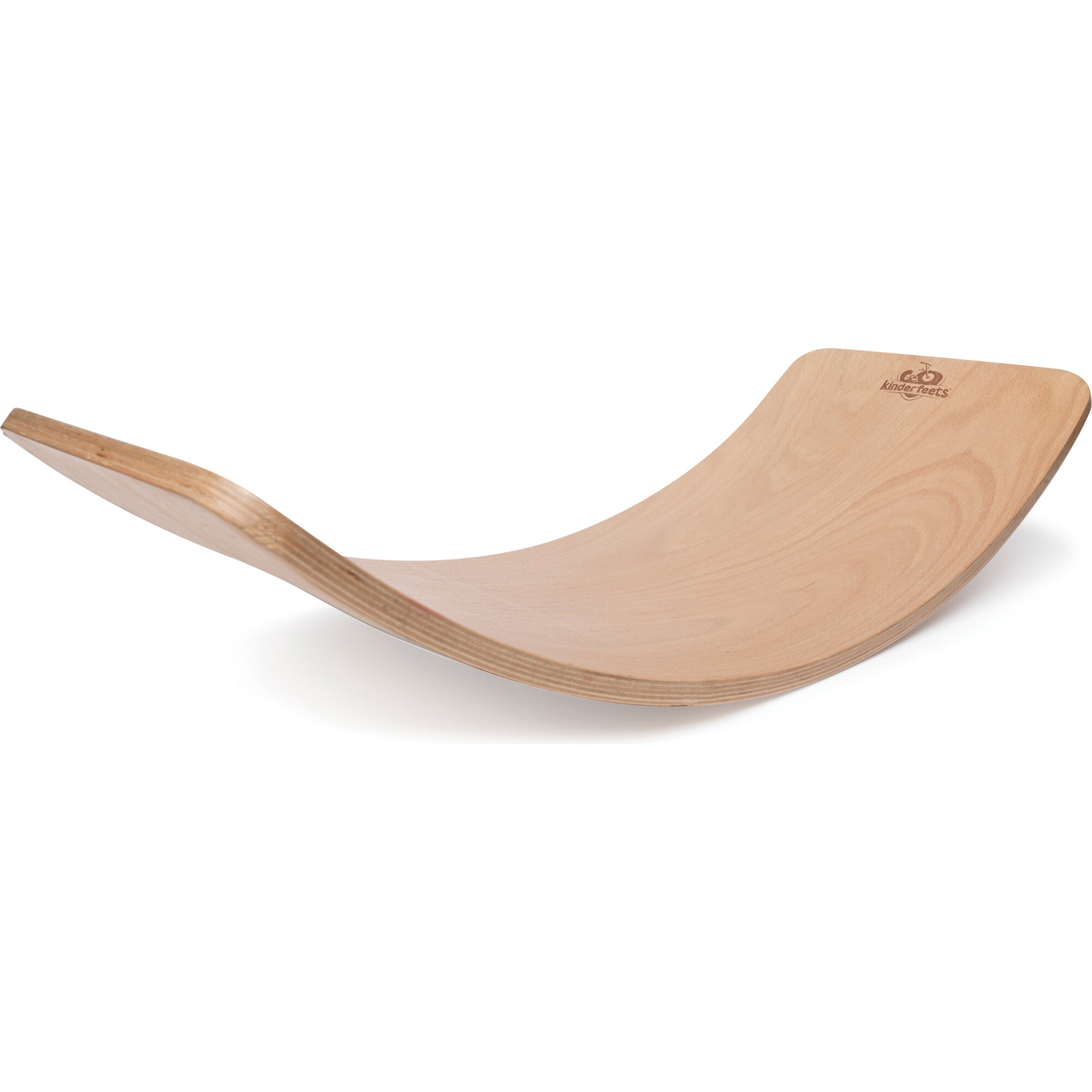 Kinderfeets: Kinderboard - Natural - All Ages Wooden Balance Board - Balance Boards - 1