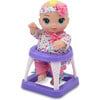 Magic Nursery: 8" Stroll N Scoot Set - Hearts, Pink, Teal, Purple - Doll Accessories - 4