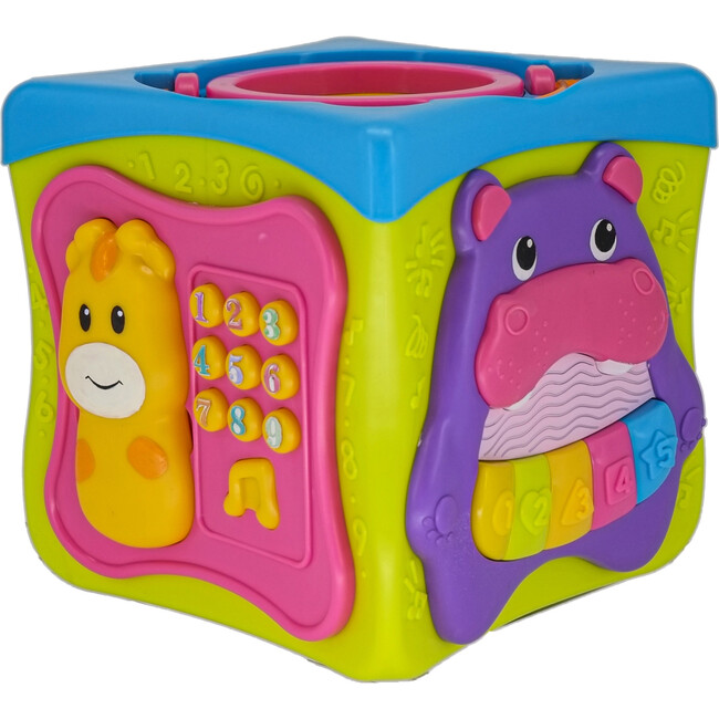 Light & Sound: Activity Cube - Music & Animal Themed Interactive Toy - Infant - 3