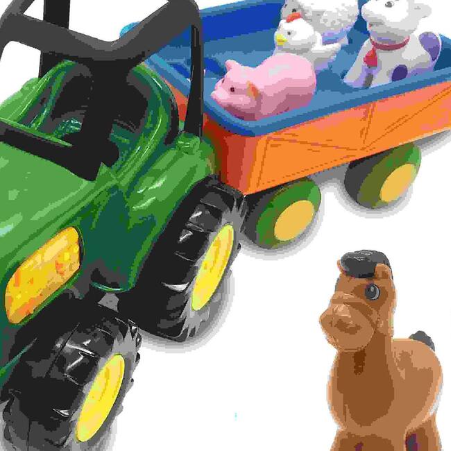 Light N' Sound: Farm Tractor - Vehicle & Animal Toy Playset - Transportation - 4