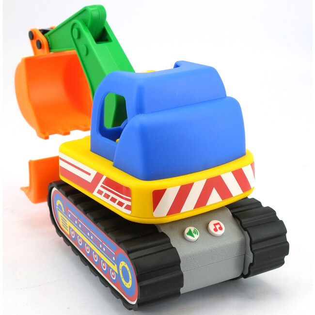 Light & Sound: My First Excavator - Motorized Construction Toy Vehicle & Figure - Transportation - 4