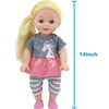 Lil Tots: 14" Talking Pet Grooming Playset - Doll, Pink-Grey-Green-Unicorn - Doll Accessories - 6