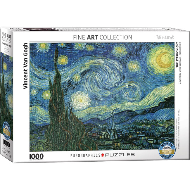 Eurographics: Starry Night by Vincent Van Gogh - 1000 Piece Puzzle - Puzzles - 1