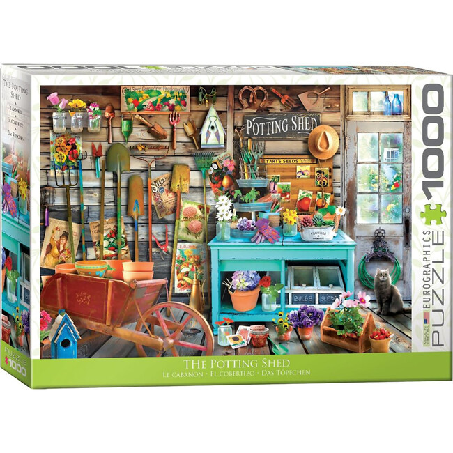 Eurographics: The Potting Shed - 1000 Piece Puzzle - Puzzles - 1