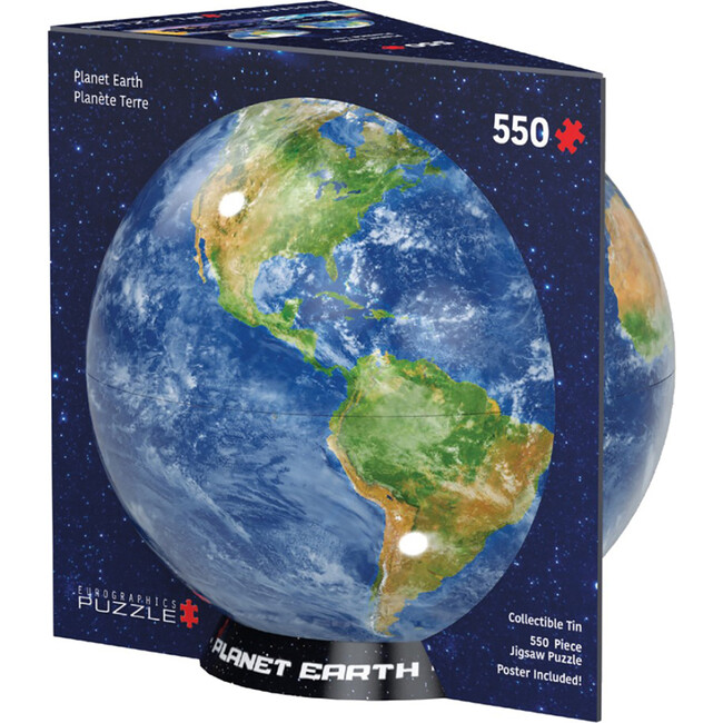 Eurographics: Puzzle Tin: Planet Earth - 550 Piece Jigsaw - Puzzles - 1